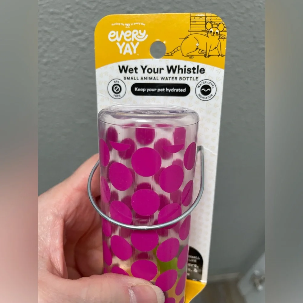 ❤️‍🔥3/$12❤️‍🔥Pet - EveryYay “Wet Your Whistle” Small Animal Printed Water Bottle